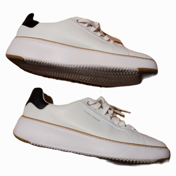 Cole Haan Women's White Grandpro Topspin Sneakers Streetcore Mob Wife - Picture 2 of 7